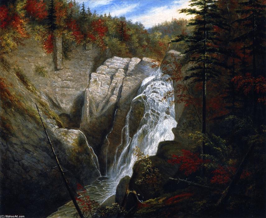 WikiOO.org - Enciclopédia das Belas Artes - Pintura, Arte por Cornelius David Krieghoff - The St. Anne Falls