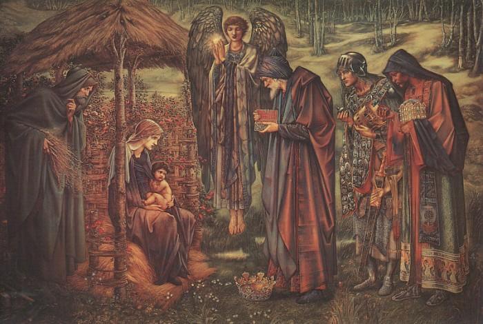 WikiOO.org - Encyclopedia of Fine Arts - Schilderen, Artwork Edward Coley Burne-Jones - The Star of Bethlehem
