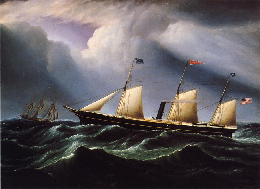 WikiOO.org - אנציקלופדיה לאמנויות יפות - ציור, יצירות אמנות James Edward Buttersworth - Star of the South