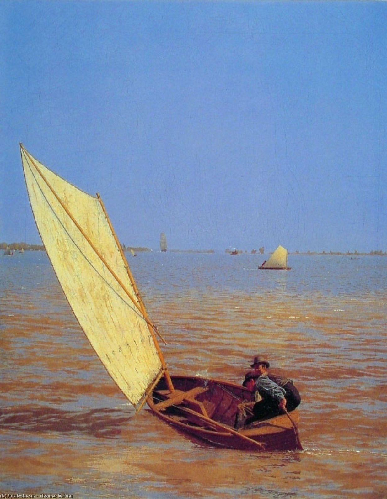 Wikioo.org - The Encyclopedia of Fine Arts - Painting, Artwork by Thomas Eakins - Starting Out after Rail