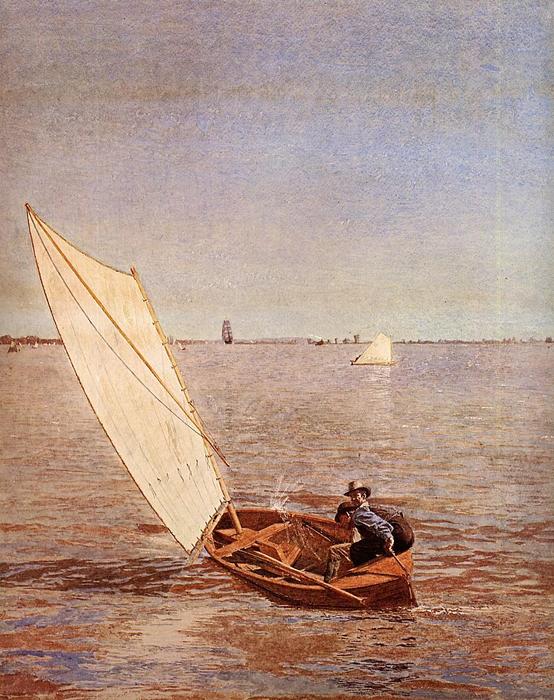 WikiOO.org – 美術百科全書 - 繪畫，作品 Thomas Eakins - 轨后开始了