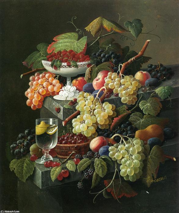 Wikioo.org - The Encyclopedia of Fine Arts - Painting, Artwork by Severin Roesen - Still Life
