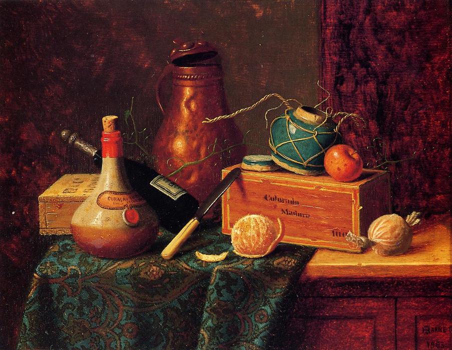 Wikioo.org - The Encyclopedia of Fine Arts - Painting, Artwork by William Michael Harnett - Still Life