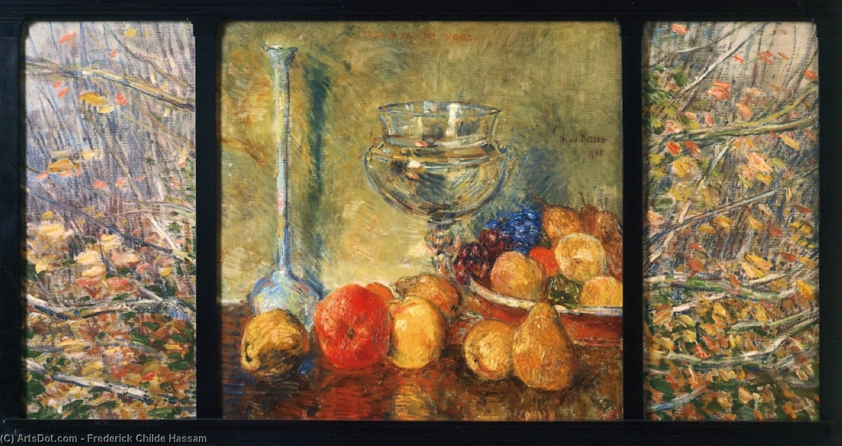 Wikioo.org - The Encyclopedia of Fine Arts - Painting, Artwork by Frederick Childe Hassam - Still Life, Fruits