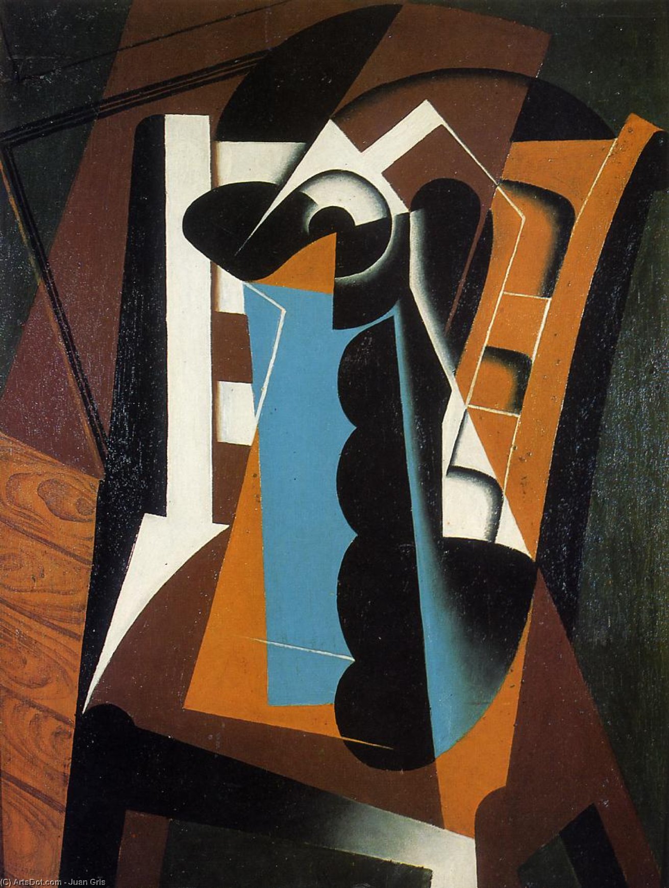 Wikioo.org - The Encyclopedia of Fine Arts - Painting, Artwork by Juan Gris - Still Life on a Chair