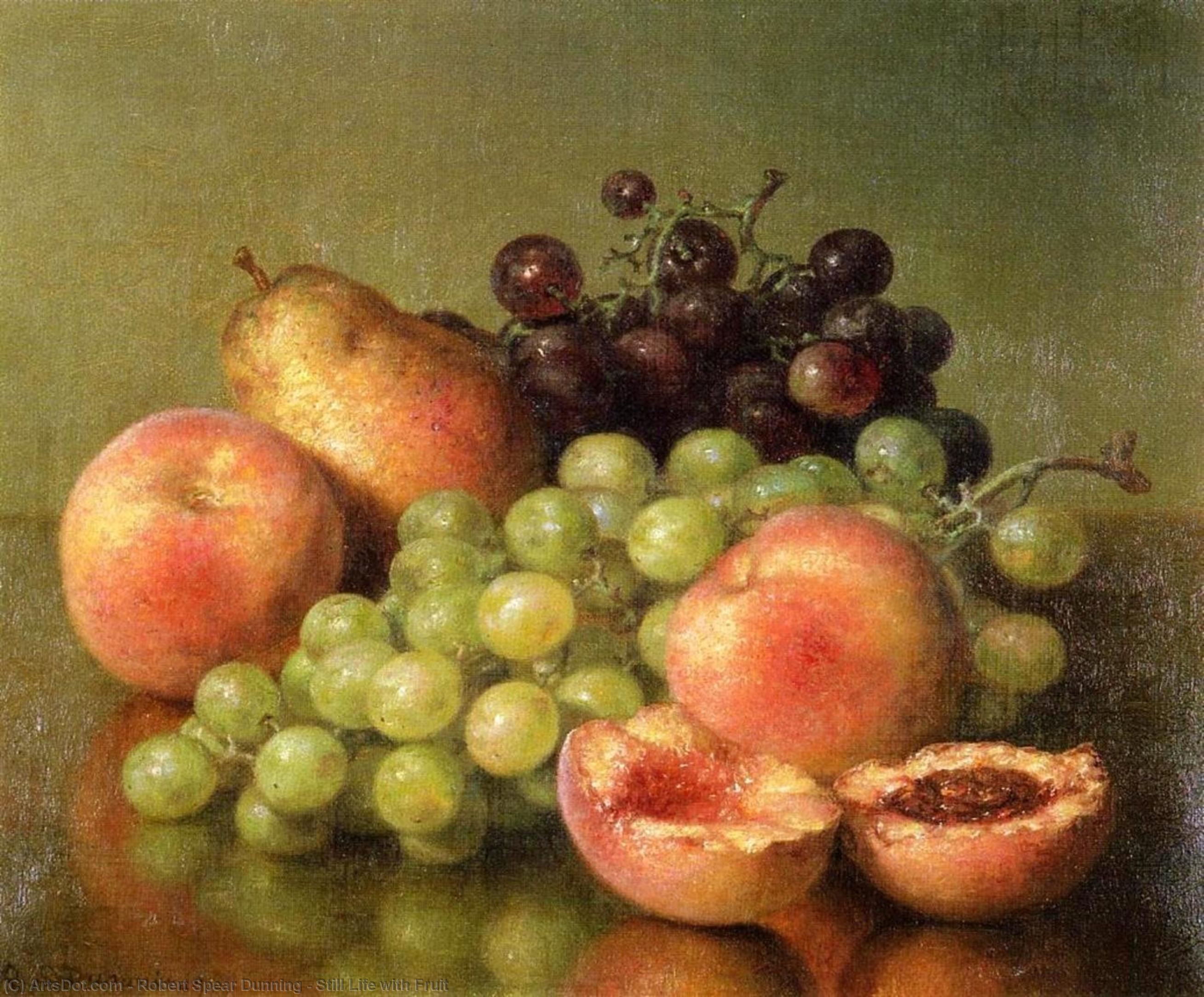 Wikioo.org - The Encyclopedia of Fine Arts - Painting, Artwork by Robert Spear Dunning - Still Life with Fruit