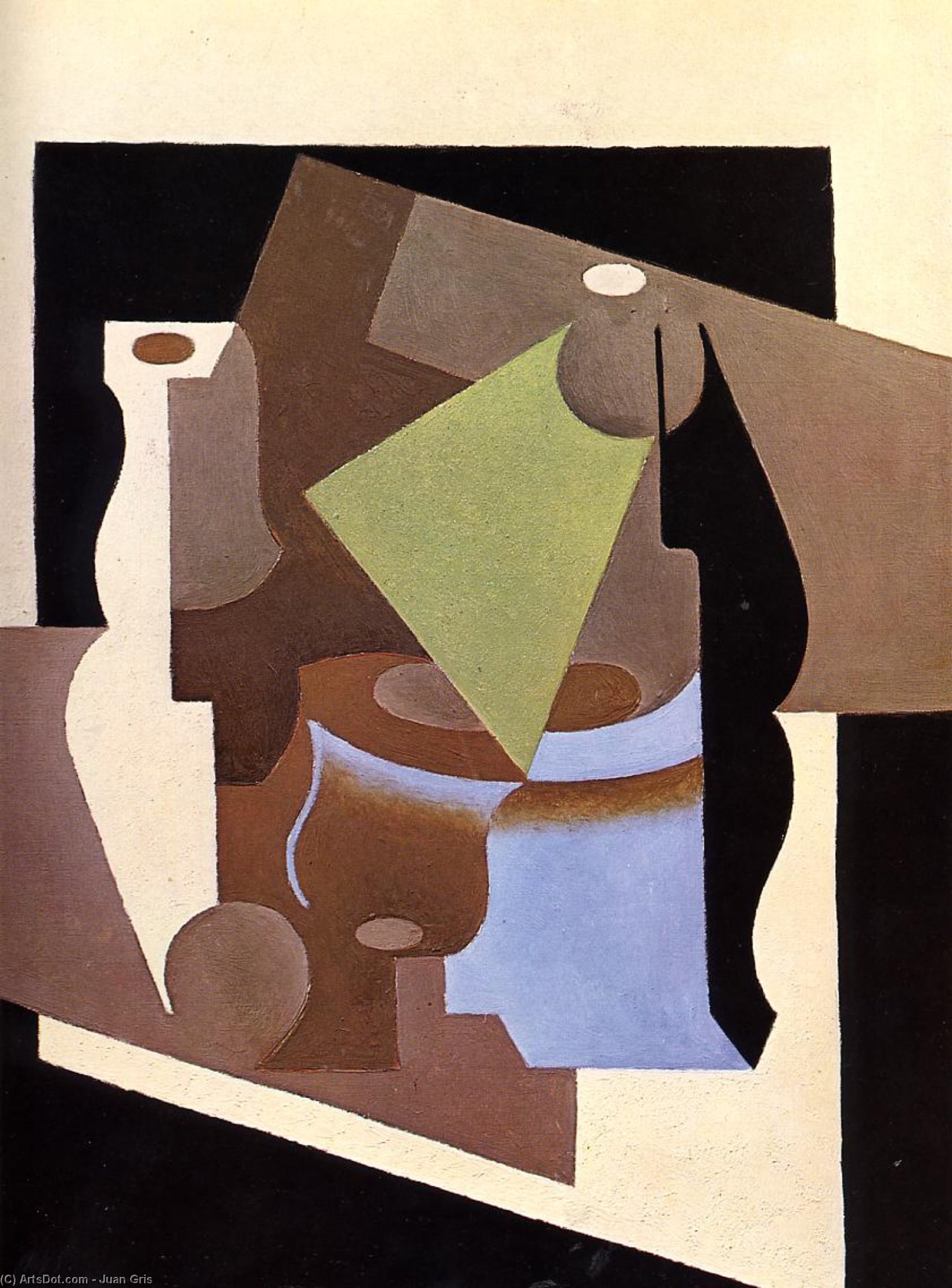 Wikioo.org - The Encyclopedia of Fine Arts - Painting, Artwork by Juan Gris - Still Life with Lamp