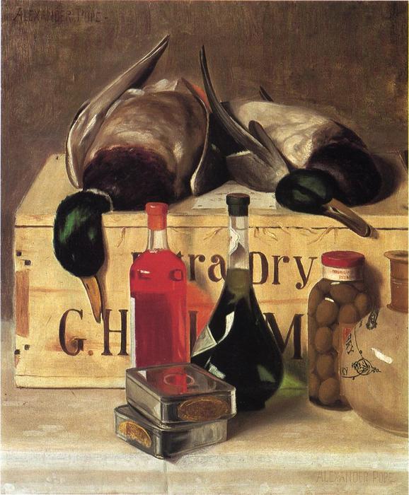 Wikioo.org - The Encyclopedia of Fine Arts - Painting, Artwork by Alexander Pope - Still Life with Mallards