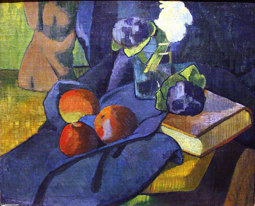 Wikioo.org - The Encyclopedia of Fine Arts - Painting, Artwork by Paul Serusier - Still LIfe with Violets