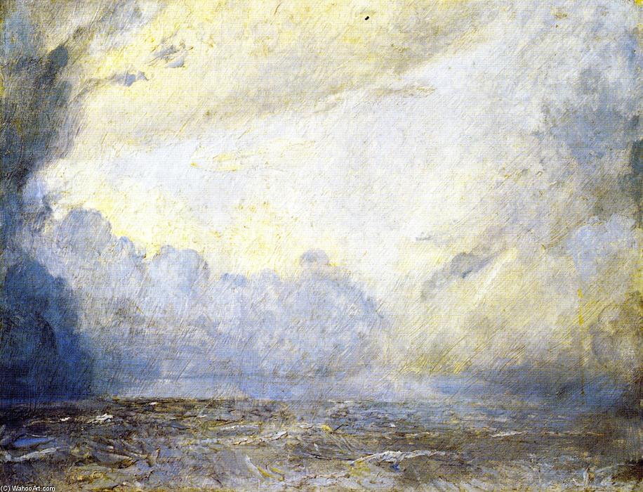 Wikioo.org - The Encyclopedia of Fine Arts - Painting, Artwork by Thomas William Roberts - Storm at Sea