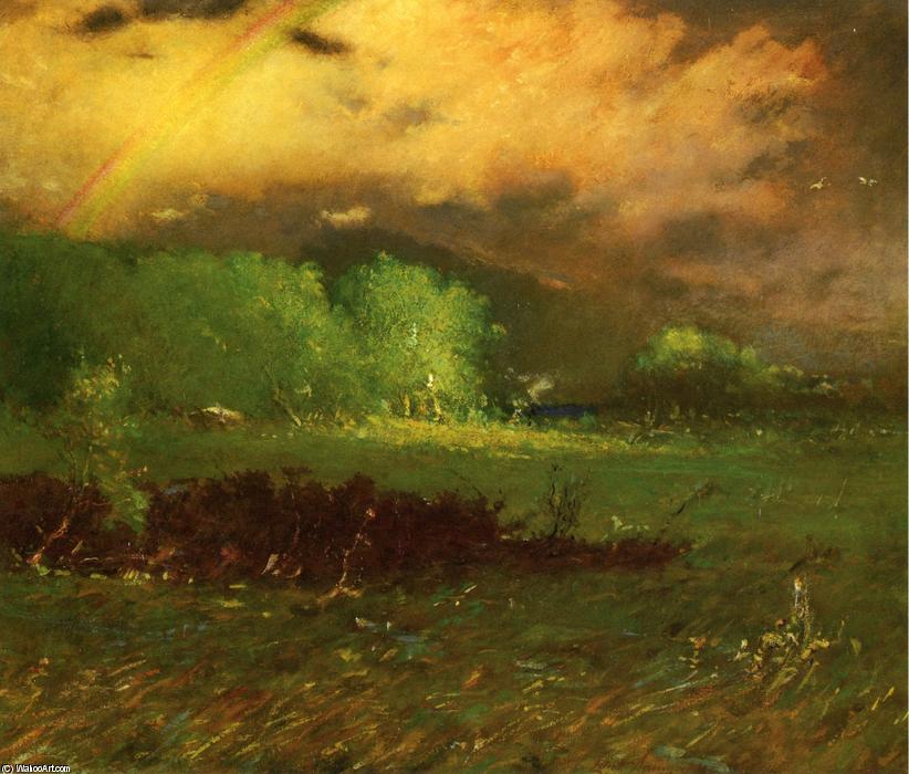 WikiOO.org - Encyclopedia of Fine Arts - Maleri, Artwork Elliott Dangerfield - Storm Breaking Up