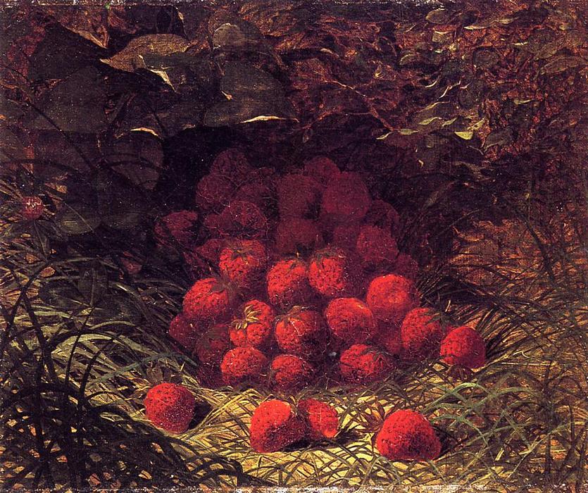 Wikioo.org - The Encyclopedia of Fine Arts - Painting, Artwork by William Mason Brown - Strawberries