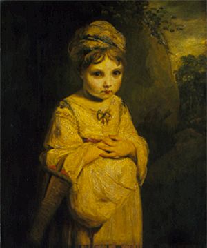 Wikioo.org - The Encyclopedia of Fine Arts - Painting, Artwork by Joshua Reynolds - The Strawberry Girl