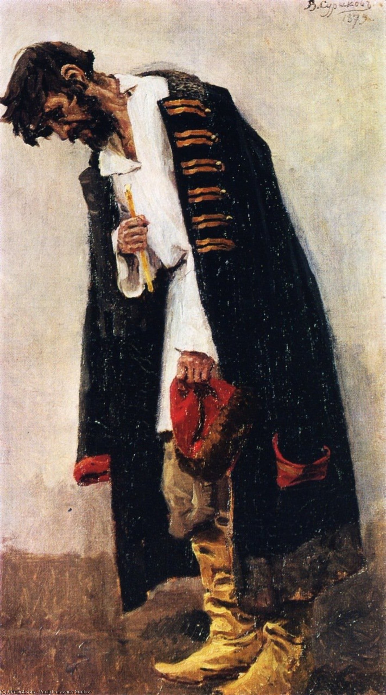 Wikioo.org - The Encyclopedia of Fine Arts - Painting, Artwork by Vasili Ivanovich Surikov - Stretlets Bidding Farewell to the People