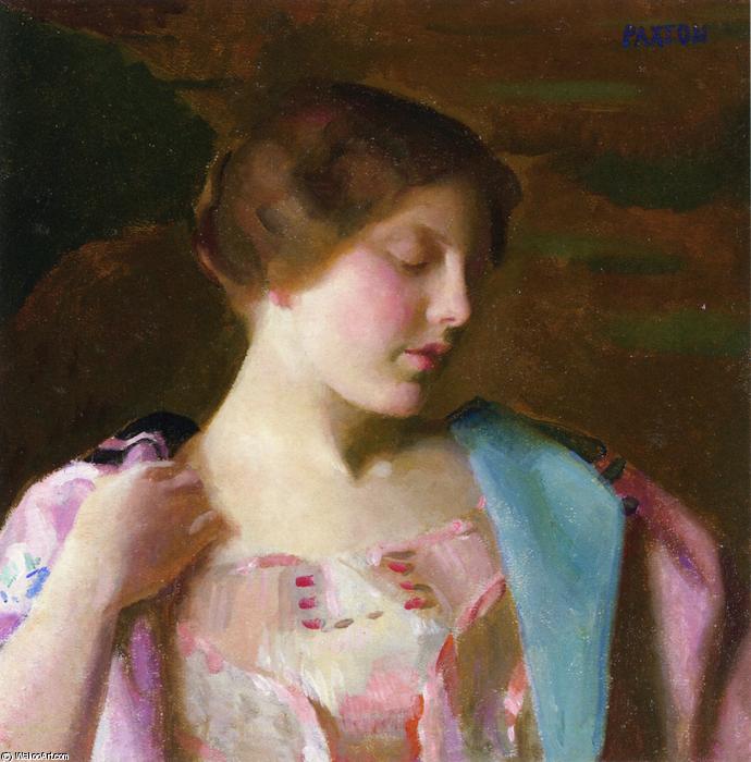 WikiOO.org - Enciclopedia of Fine Arts - Pictura, lucrări de artă William Macgregor Paxton - Study for Bellissima''''