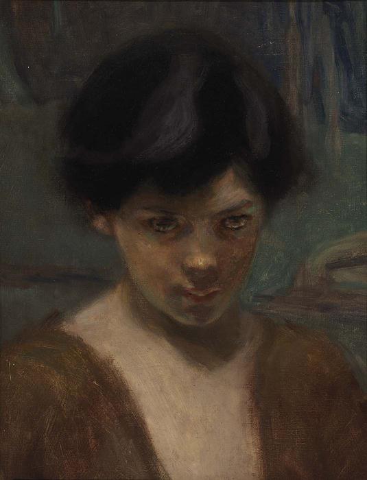 Wikioo.org – L'Encyclopédie des Beaux Arts - Peinture, Oeuvre de Alice Pike Barney - étudier chef de  une  garçon