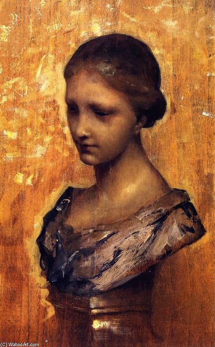 Wikioo.org - The Encyclopedia of Fine Arts - Painting, Artwork by John Singer Sargent - Study of a Bust at Lille