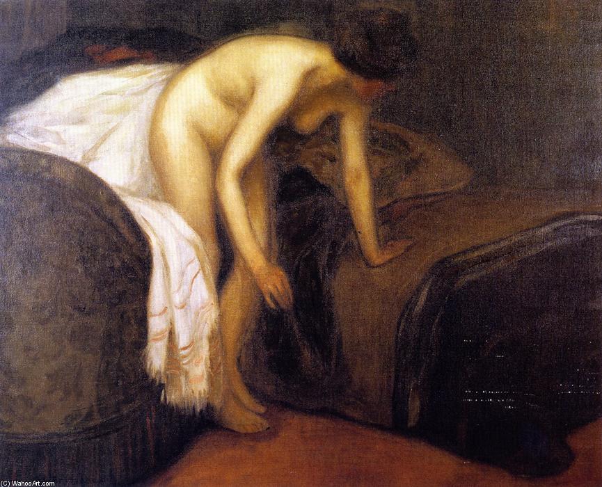 WikiOO.org - אנציקלופדיה לאמנויות יפות - ציור, יצירות אמנות Frederick Carl Frieseke - Study of the Nude in an Interior