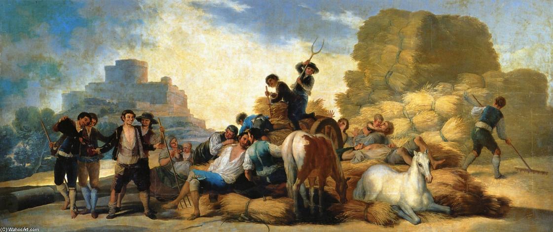 WikiOO.org - دایره المعارف هنرهای زیبا - نقاشی، آثار هنری Francisco De Goya - Summer