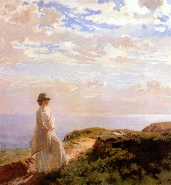 Wikioo.org - The Encyclopedia of Fine Arts - Painting, Artwork by William Newenham Montague Orpen - A Summer Afternoon