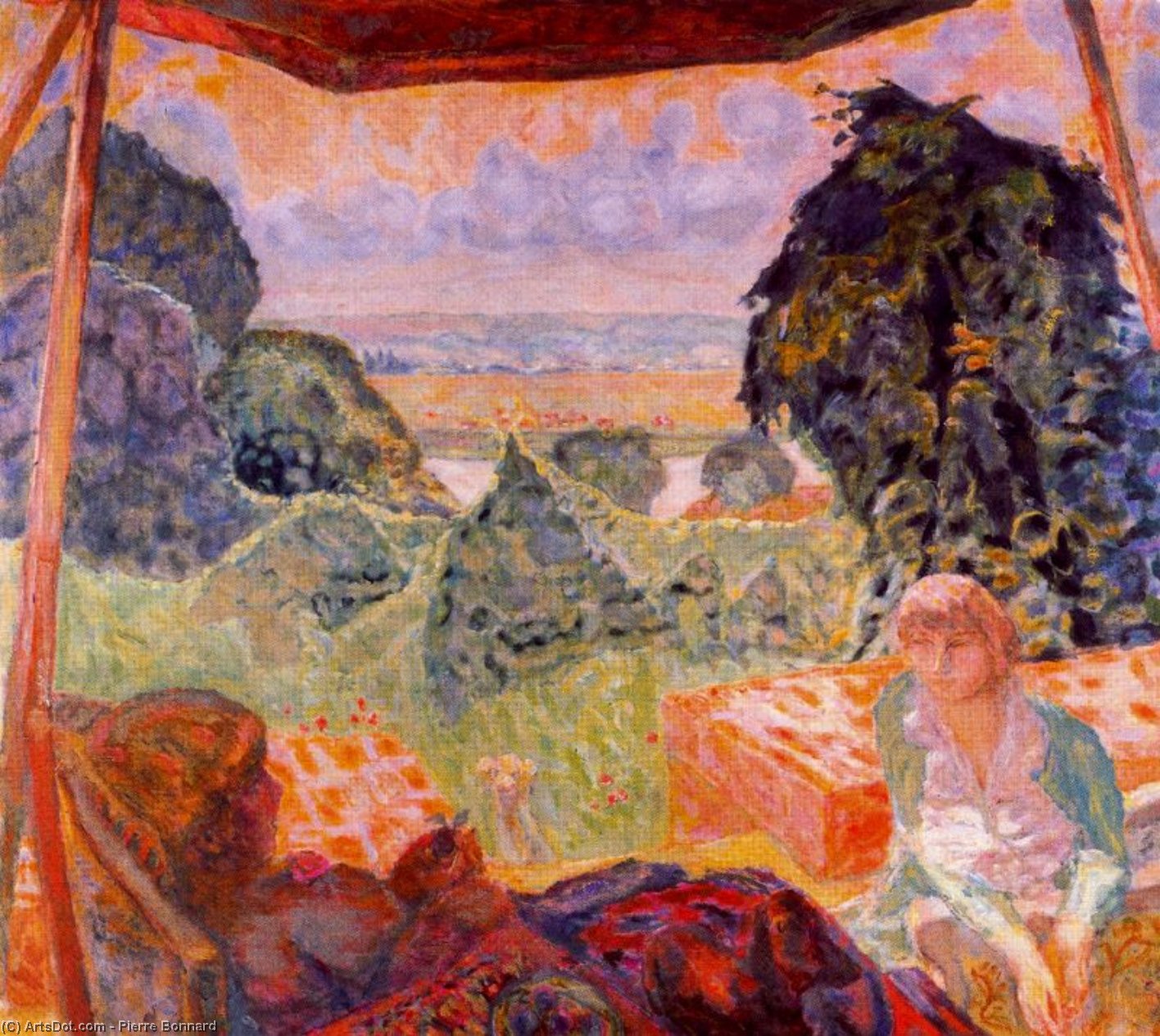 Wikioo.org – La Enciclopedia de las Bellas Artes - Pintura, Obras de arte de Pierre Bonnard - en verano Normandía