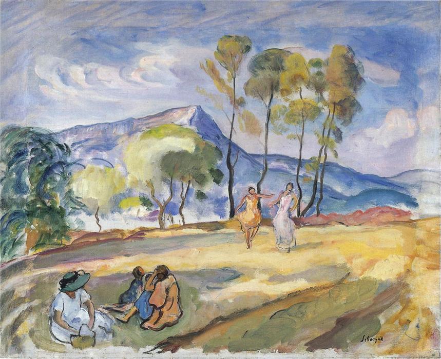 Wikioo.org - The Encyclopedia of Fine Arts - Painting, Artwork by Henri Lebasque - Summer in Pradet