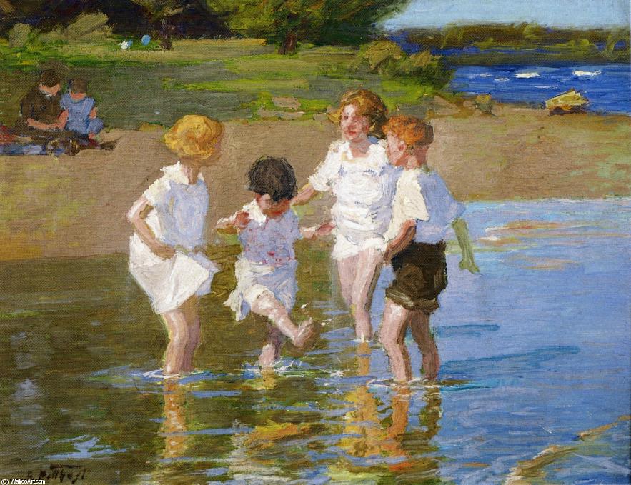 WikiOO.org - Енциклопедия за изящни изкуства - Живопис, Произведения на изкуството Edward Henry Potthast - Summer Joys