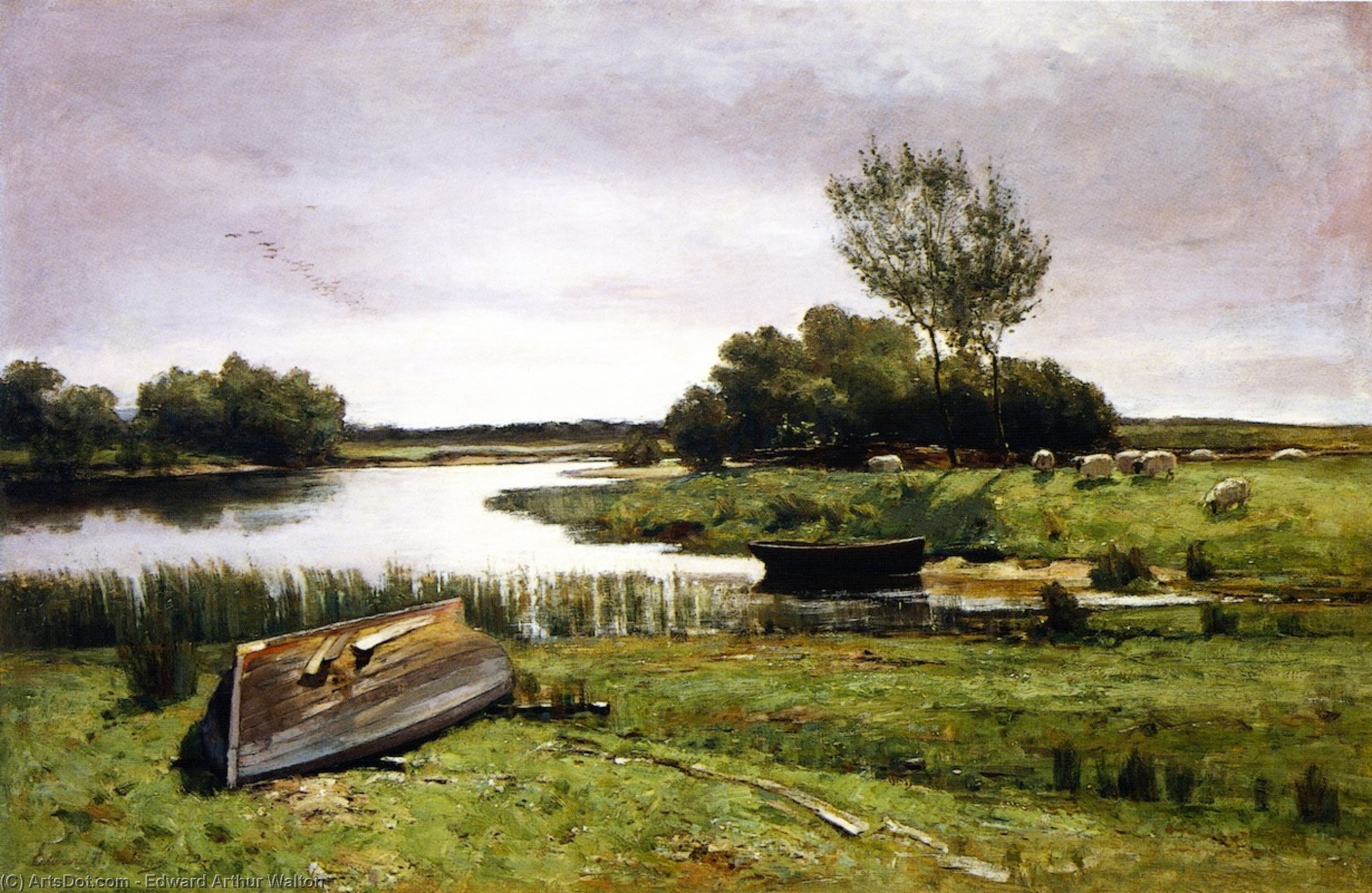 Wikioo.org - The Encyclopedia of Fine Arts - Painting, Artwork by Edward Arthur Walton - A Summer Morning