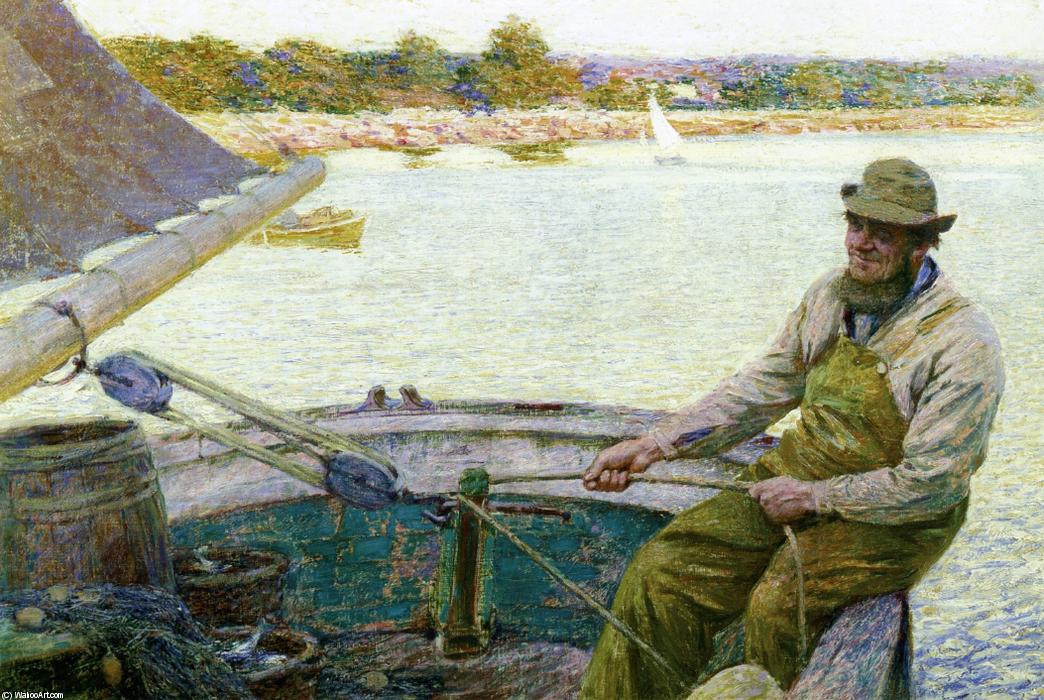 WikiOO.org - אנציקלופדיה לאמנויות יפות - ציור, יצירות אמנות Edward Henry Potthast - Summer, New England