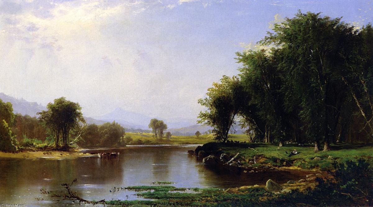 Wikioo.org - The Encyclopedia of Fine Arts - Painting, Artwork by Alfred Thompson Bricher - Summer on the Saco