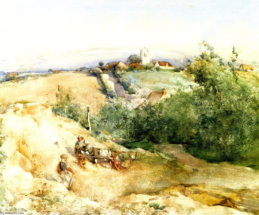 WikiOO.org - Encyclopedia of Fine Arts - Lukisan, Artwork Edward Arthur Walton - A Summer's Toil