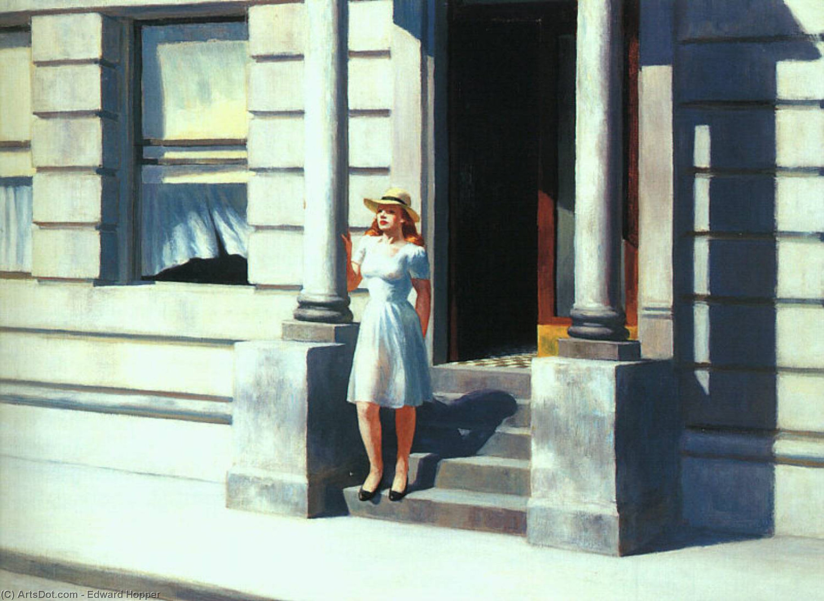 WikiOO.org - Encyclopedia of Fine Arts - Malba, Artwork Edward Hopper - Summertime