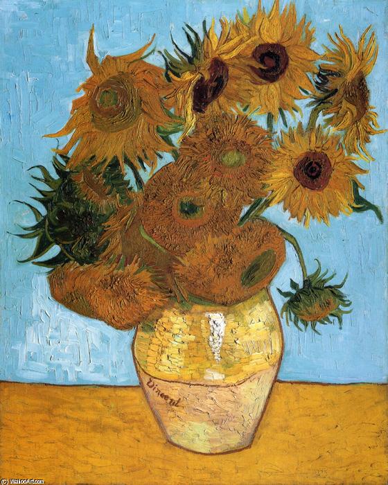 WikiOO.org - Enciclopédia das Belas Artes - Pintura, Arte por Vincent Van Gogh - Sunflowers