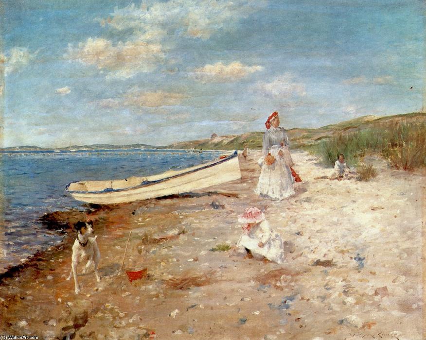 Wikioo.org - The Encyclopedia of Fine Arts - Painting, Artwork by William Merritt Chase - Sunny Day at Shinnecock Bay