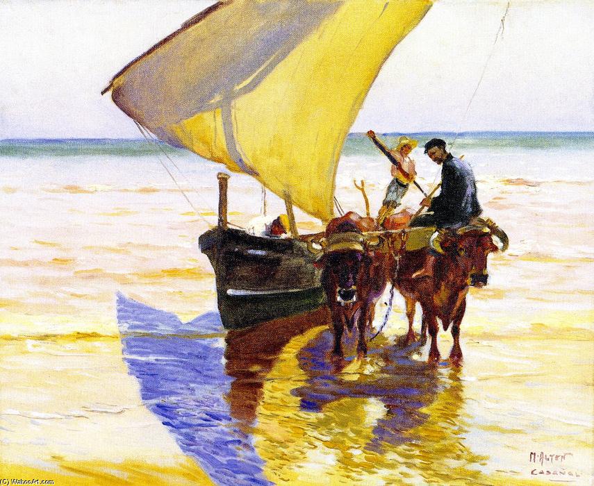 Wikioo.org - The Encyclopedia of Fine Arts - Painting, Artwork by Mathias Joseph Alten - Sunny Day in Spain