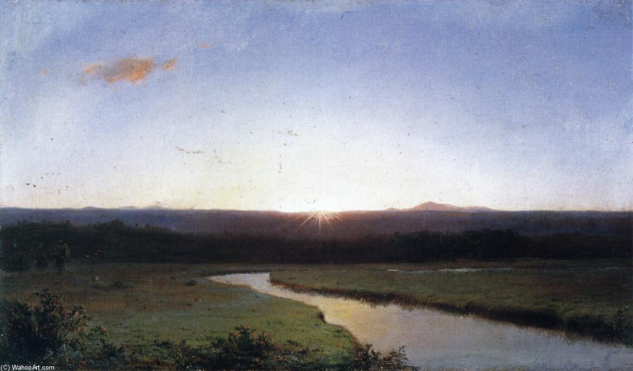 Wikioo.org - The Encyclopedia of Fine Arts - Painting, Artwork by Frederic Edwin Church - Sunrise (also known as The Rising Sun)