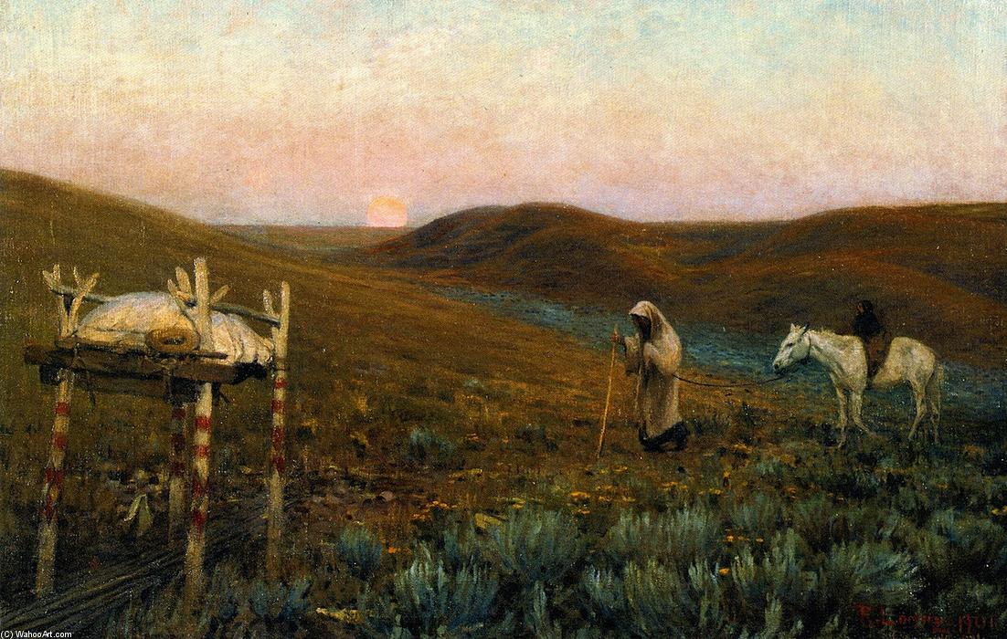 Wikioo.org - The Encyclopedia of Fine Arts - Painting, Artwork by Richard Lorenz - Sunrise Burial