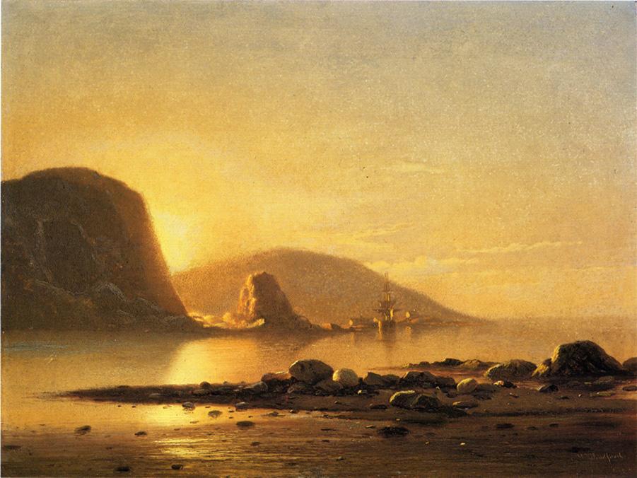 WikiOO.org - Encyclopedia of Fine Arts - Maleri, Artwork William Bradford - Sunrise Cove