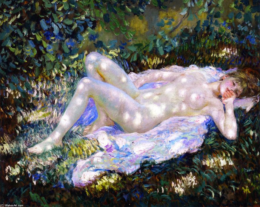 Wikioo.org - The Encyclopedia of Fine Arts - Painting, Artwork by Frederick Carl Frieseke - Sunspots