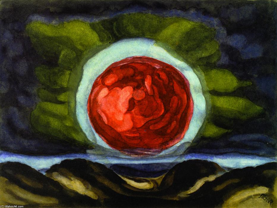 WikiOO.org - Εγκυκλοπαίδεια Καλών Τεχνών - Ζωγραφική, έργα τέχνης Friedrich Julius Oskar Blümner - Sun Storm