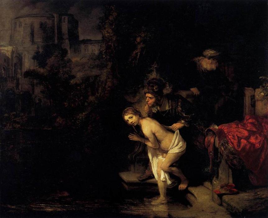 Wikioo.org - The Encyclopedia of Fine Arts - Painting, Artwork by Rembrandt Van Rijn - Susanna and the Elders