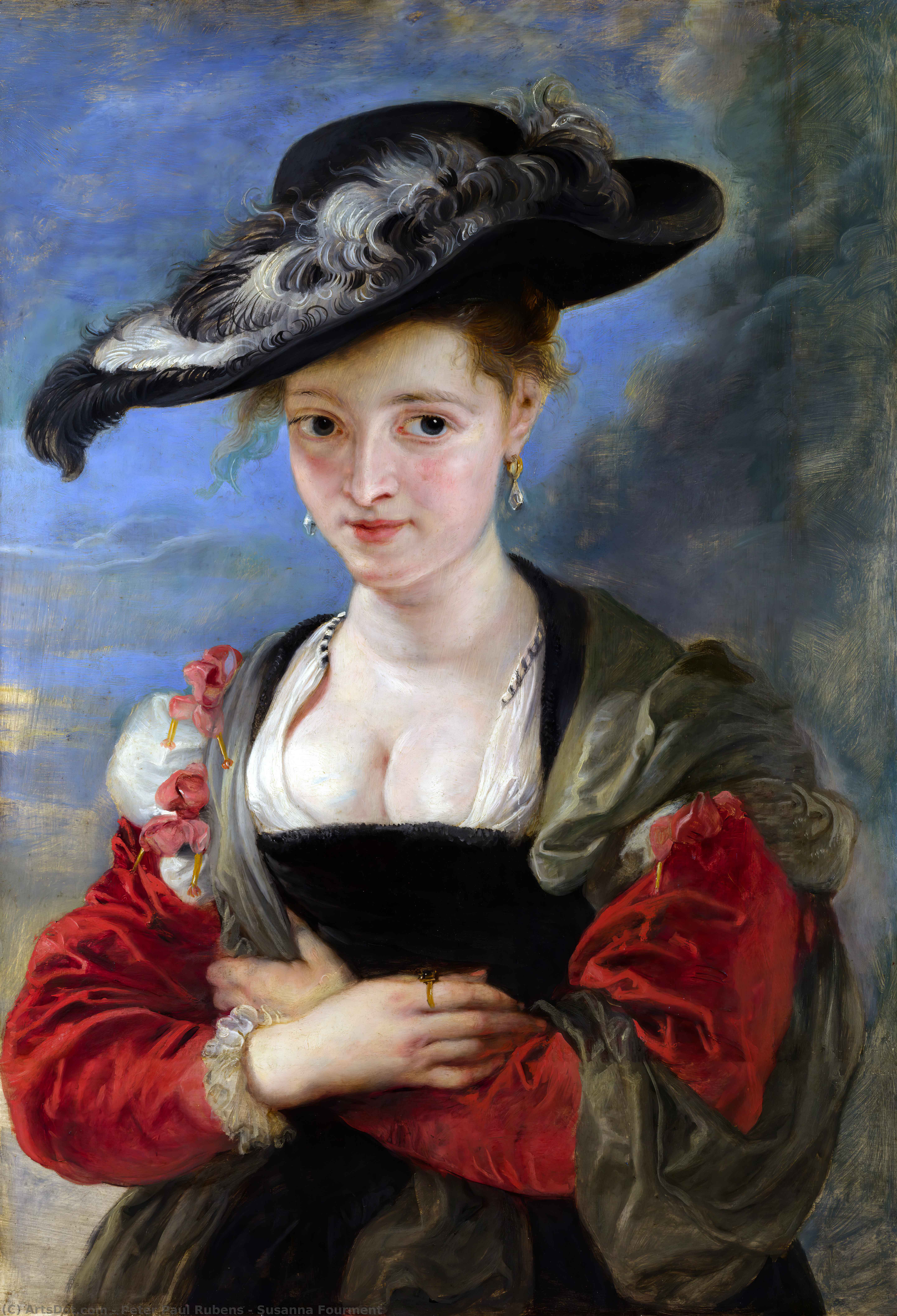 WikiOO.org - Encyclopedia of Fine Arts - Lukisan, Artwork Peter Paul Rubens - Susanna Fourment