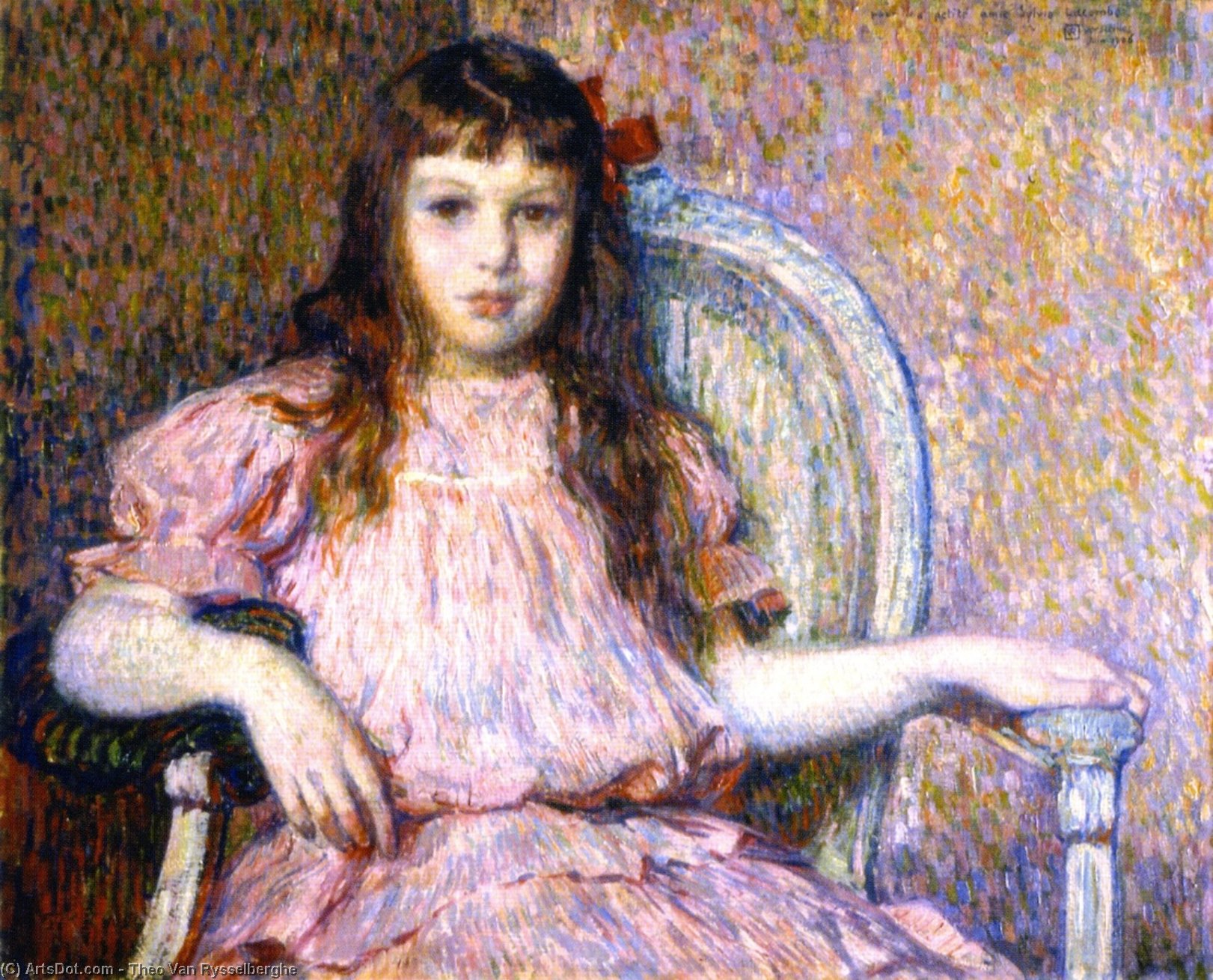 Wikioo.org - The Encyclopedia of Fine Arts - Painting, Artwork by Theo Van Rysselberghe - Sylvie Lacombe