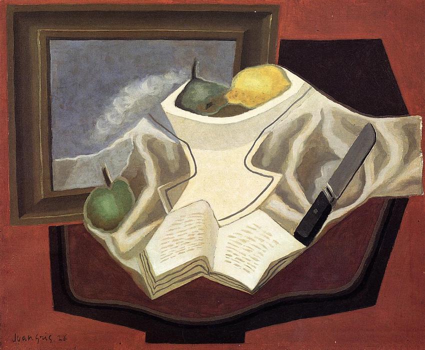 Wikioo.org - The Encyclopedia of Fine Arts - Painting, Artwork by Juan Gris - The Table in Front of the Picture