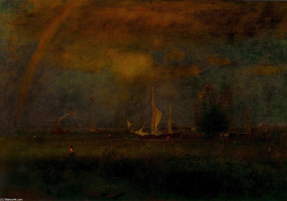 Wikioo.org - The Encyclopedia of Fine Arts - Painting, Artwork by George Inness - Tarpon Springs, Florida