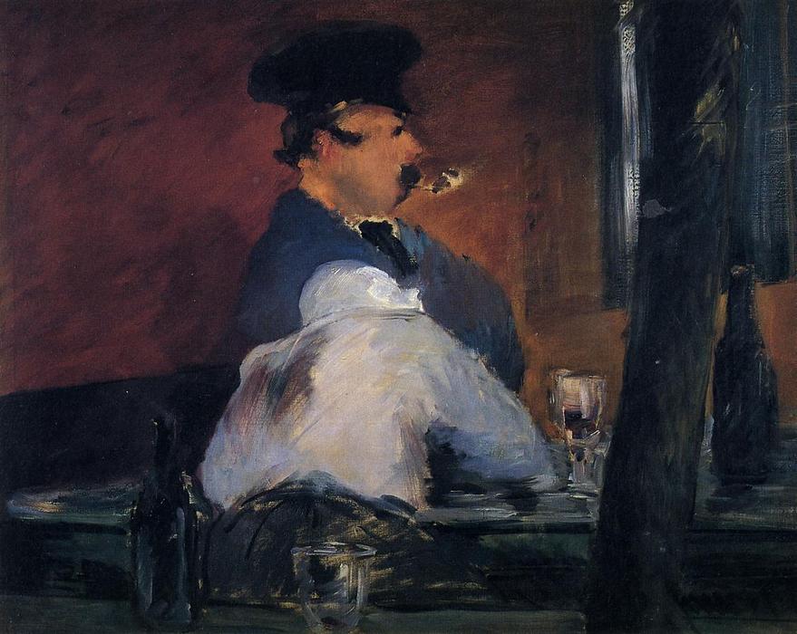 WikiOO.org – 美術百科全書 - 繪畫，作品 Edouard Manet - 酒馆 还  已知  作为  打开  空气  歌厅