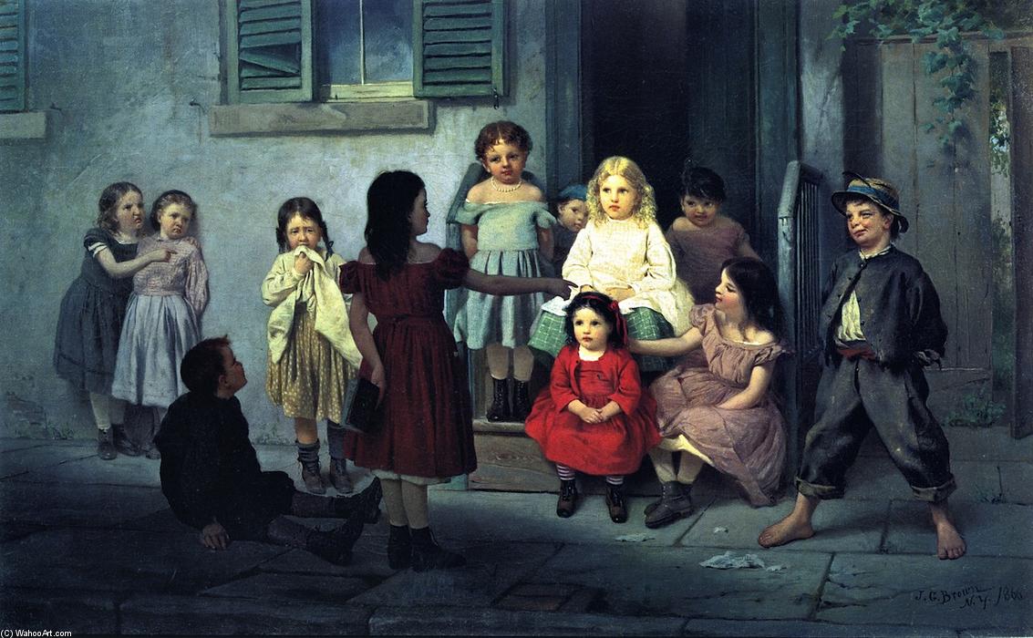 Wikioo.org - The Encyclopedia of Fine Arts - Painting, Artwork by John George Brown - The Teacher