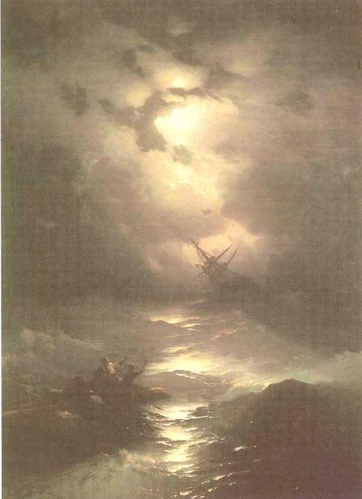 WikiOO.org - Енциклопедія образотворчого мистецтва - Живопис, Картини
 Ivan Aivazovsky - Tempest on the Northern sea