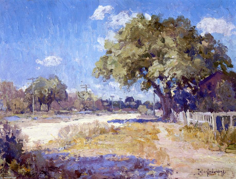 Wikioo.org - The Encyclopedia of Fine Arts - Painting, Artwork by Robert Julian Onderdonk - Texas Landscape