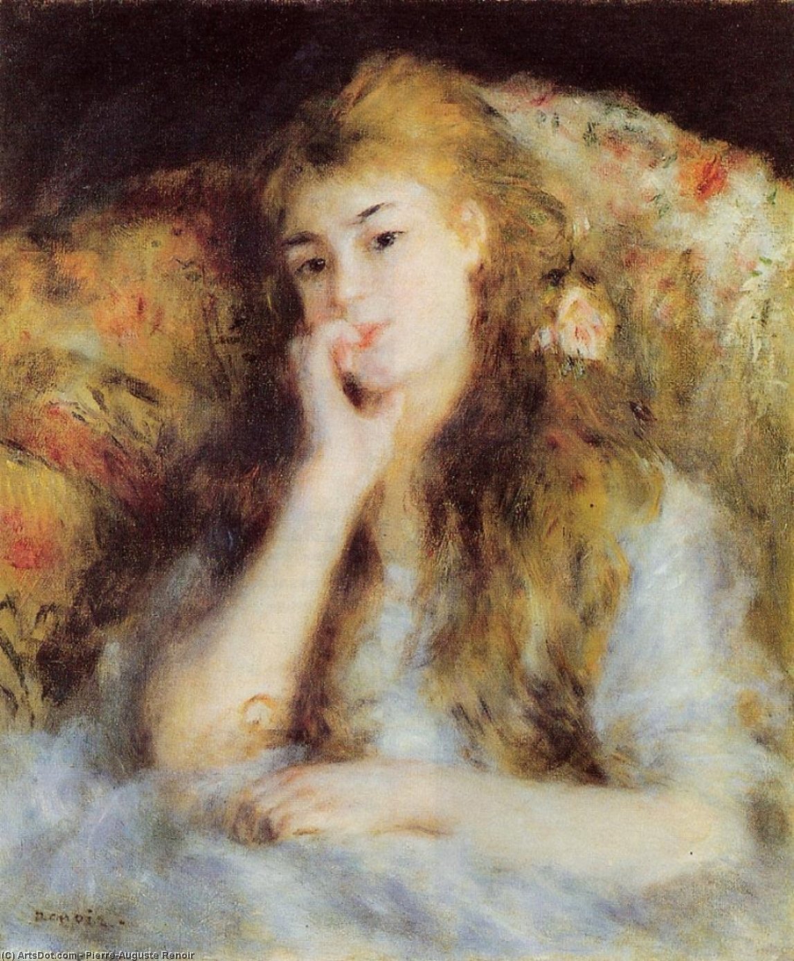 Wikioo.org - The Encyclopedia of Fine Arts - Painting, Artwork by Pierre-Auguste Renoir - The Thinker